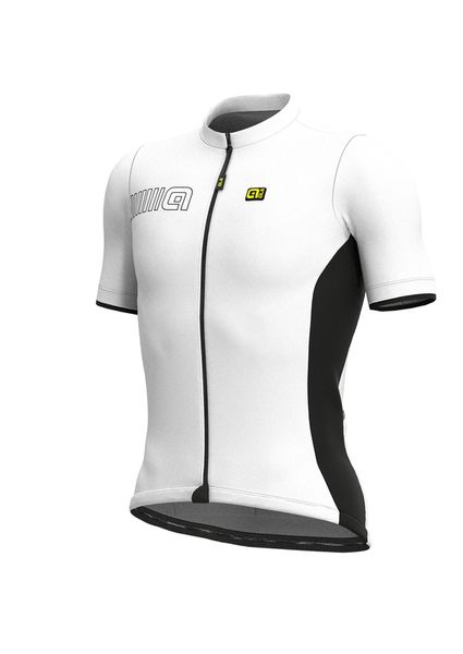 Letní cyklistický dres ALÉ SOLID COLOR BLOCK white