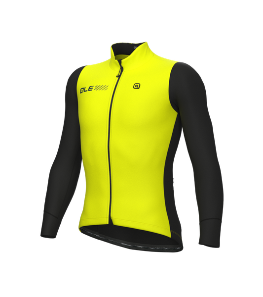 Zimní cyklistická bunda ALÉ FONDO 2.0 SOLID fluo yellow