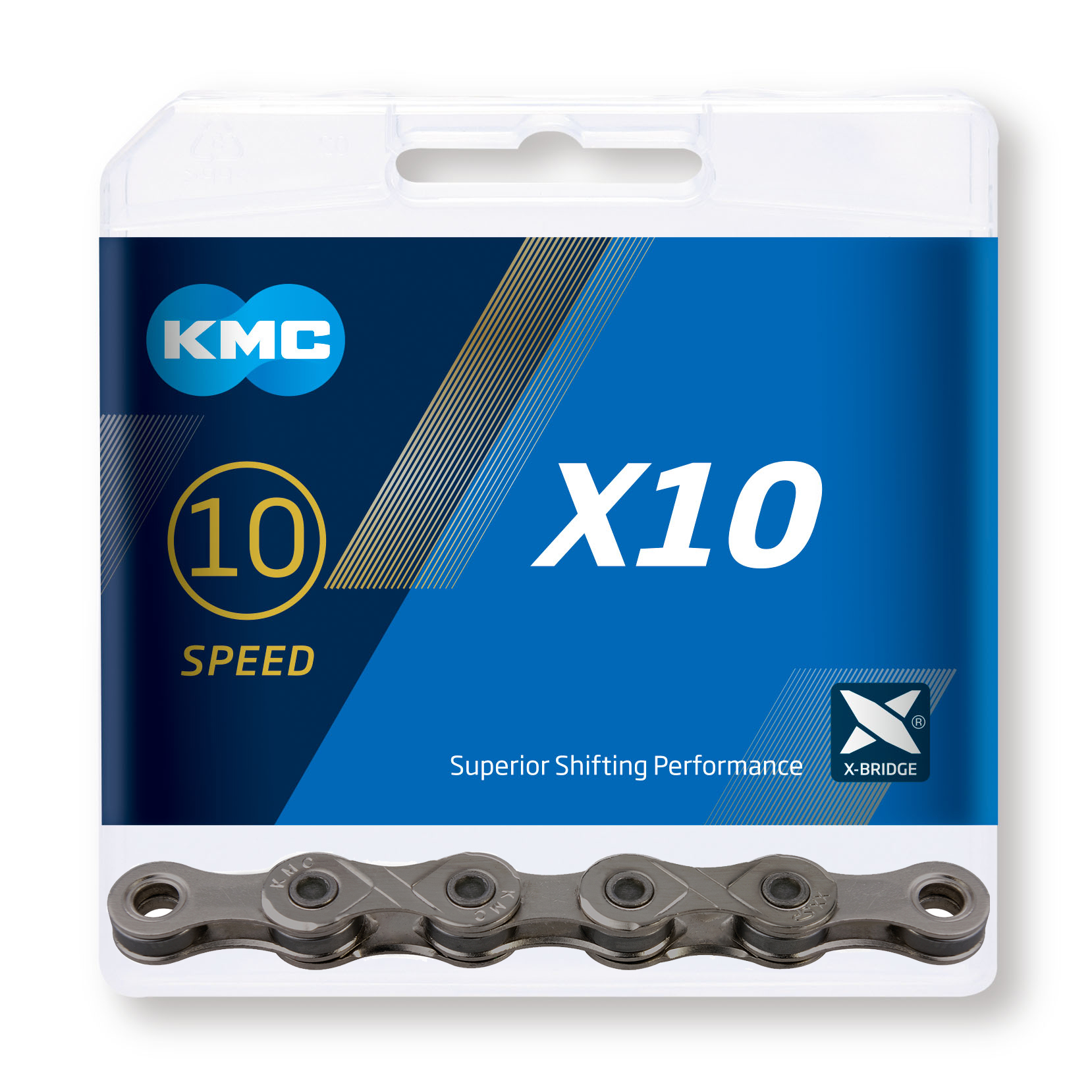 Řetěz KMC X10 Gray, 10 Speed