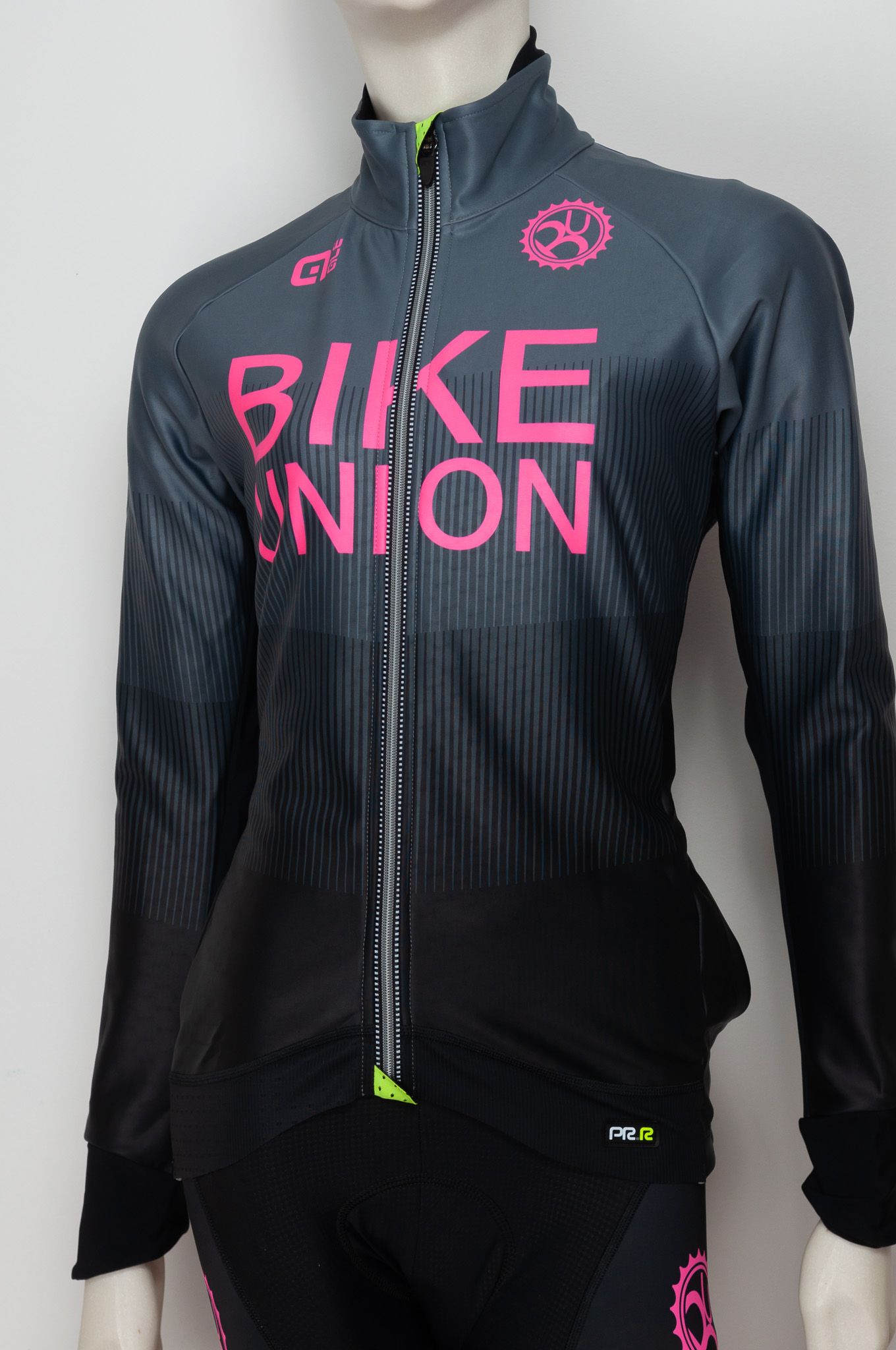Zimní cyklistická bunda dámska extra teplá ALÉ TEAM PRR Bike Union